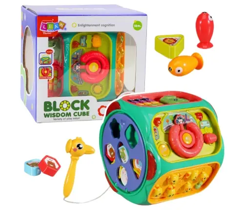 Educational Toy Interactive Cube Multifunctional 8in1