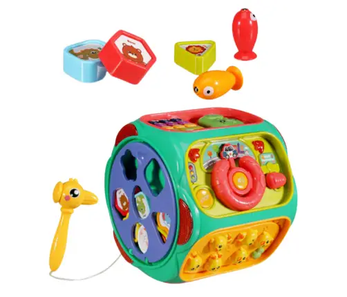 Educational Toy Interactive Cube Multifunctional 8in1