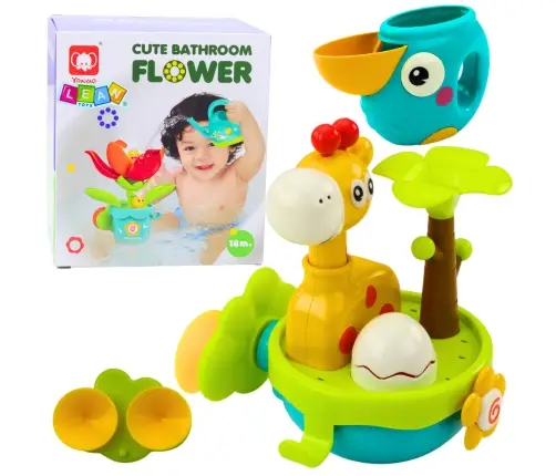 Bath Toy Giraffe Sensory Interactive Suction Cups Colorful