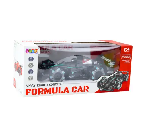 RC Car Sports Car Remote Controlled Smoke Effect 2.4G Black