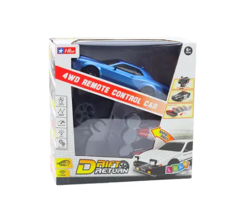 Car Sports Drift Interchangeable Wheels Remote Controlled RC 4WD Blue Sport Car Sports Drift Interchangeable Wheels Remote Controlled RC 4WD Blue Sport