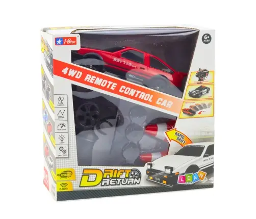 Drift Sports Car Interchangeable Wheels Remote Controlled RC 4WD Red