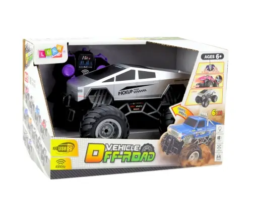 Off-Road RC Car Remote Controlled Silver 1:16