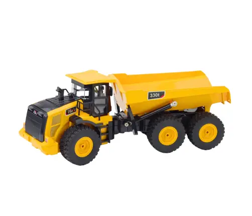 Remote Controlled RC Dump Truck Transporter Sounds 9CH 2.4G Yellow