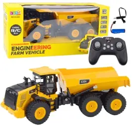 Remote Controlled RC Dump Truck Transporter Sounds 9CH 2.4G Yellow