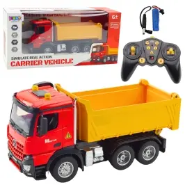 Remote Control Dump Truck RC 2.4G Sounds Yellow-Red