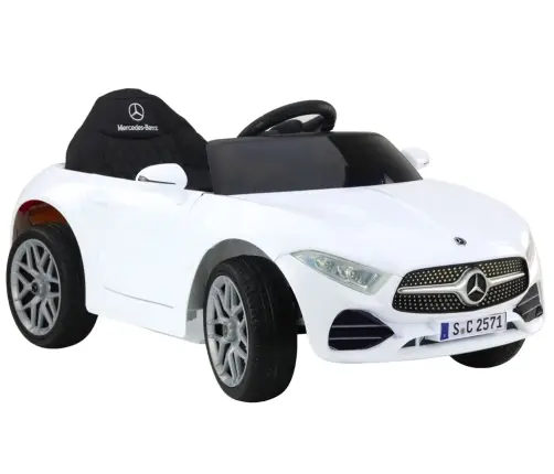Ühekohtaline laste elektriauto Mercedes KL-1666-1 White