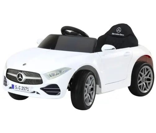 Ühekohtaline laste elektriauto Mercedes KL-1666-1 White