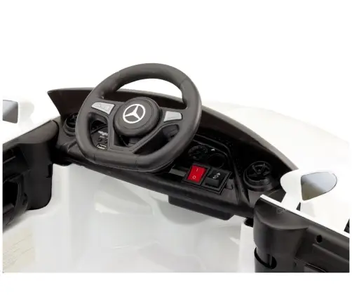 Ühekohtaline laste elektriauto Mercedes KL-1666-1 White