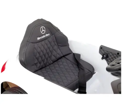 Ühekohtaline laste elektriauto Mercedes KL-1666-1 White