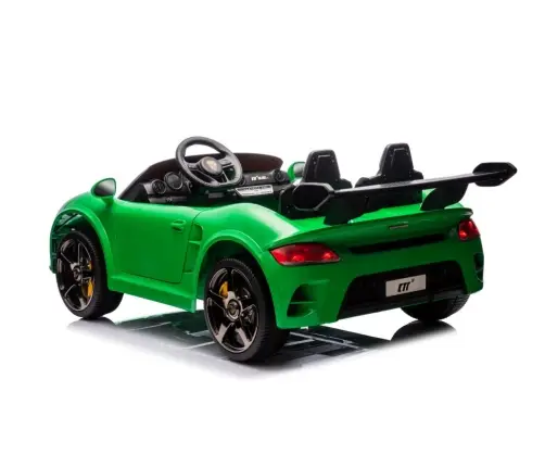 Divvietīgs bērnu elektromobilis S322 Green 4x4