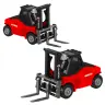 Forklift Metal Collectible Model Huina Red 1:80