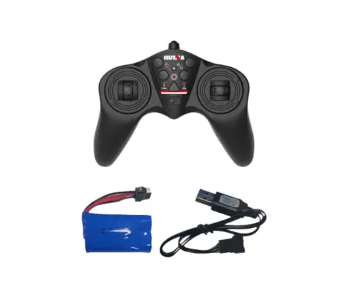 Fire Truck Extendable Ladder Water Spray Huina 1:18