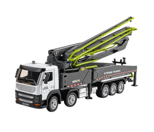 RC Concrete Mixer Truck Remote Controlled Huina Gray 1:18