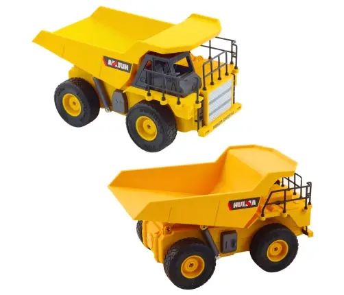 Set Loader Bulldozer Dump Truck 1:24 Remote Controlled RC 2in1