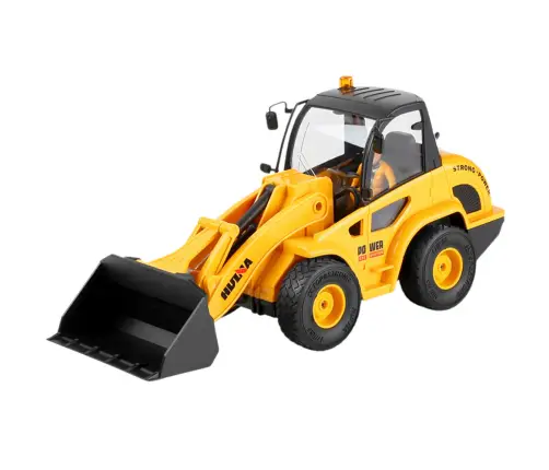 Backhoe Loader Bulldozer Remote Control RC Huina 1:24
