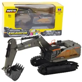 Huina Metal Crawler Excavator Movable Bucket Black 1:50