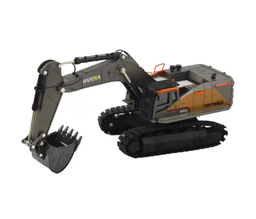 Huina Metal Crawler Excavator Movable Bucket Black 1:50