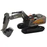 Huina Metal Crawler Excavator Movable Bucket Black 1:50