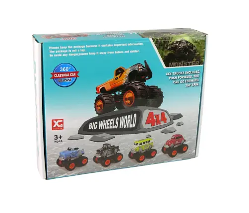 Спортивные автомобили Classic Large Wheel 4 шт