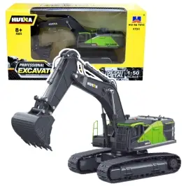 Huina Metal Crawler Excavator Green 1:50