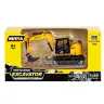 Crawler Excavator With Bulldozer Metal Huina Yellow 1:50