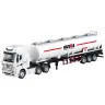 Tank Truck Metal Movable Parts White 1:50