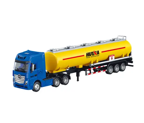 Tank Truck Metal Movable Parts Yellow 1:50