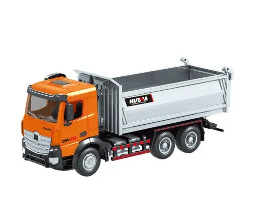 Truck Dumper Metal Huina Orange 1:50