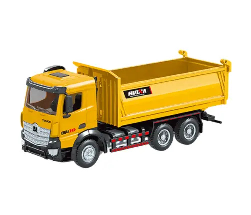 Metal Dump Truck Huina Yellow 1:50