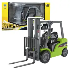 Metal Forklift Moving Forks Huina Green 1:50