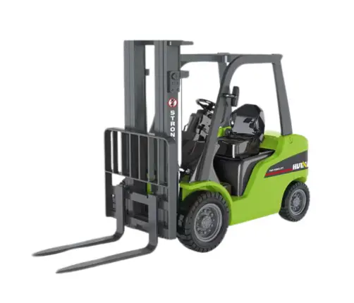Metal Forklift Moving Forks Huina Green 1:50