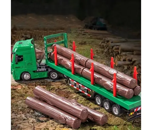 Timber Transporter Metal Huina 1:50 Green