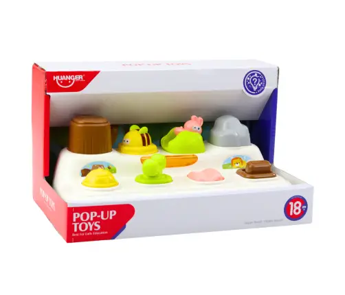 Educational Interactive Toy Pop-Up Animals Lights