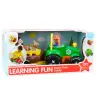 Motorized Tractor Interactive Animals Trailer Sounds Lights