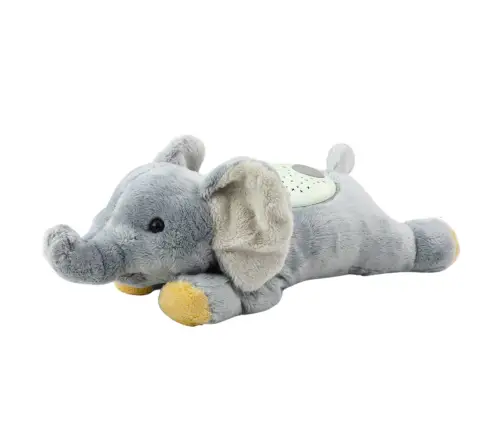 Plush Elephant Sleeping Cuddly Toy Projector Sounds Noise