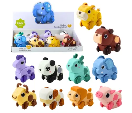 Wind-Up Riding Animal Toy For Toddlers Mix