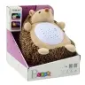 Plush Hedgehog Sleeping Cuddly Toy Light Sound Brown