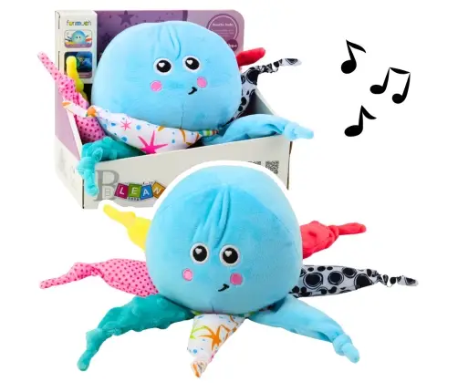 Plush Octopus Sleeping Cuddly Toy Light Sound Blue Plush Octopus Sleeping Cuddly Toy Light Sound Blue