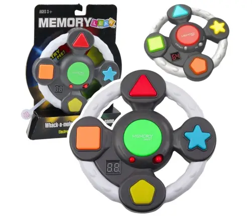Electronic Logic Game Memory Arcade Steering Wheel Lights Sounds