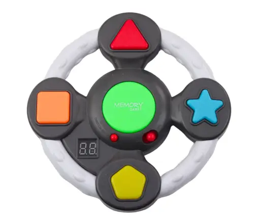 Electronic Logic Game Memory Arcade Steering Wheel Lights Sounds