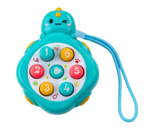 Mini Whack-A-Mole Skill Game Animals Numbers Colored Mix