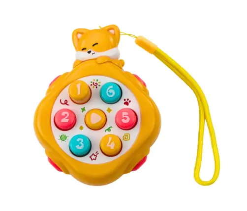 Mini Whack-A-Mole Skill Game Animals Numbers Colored Mix