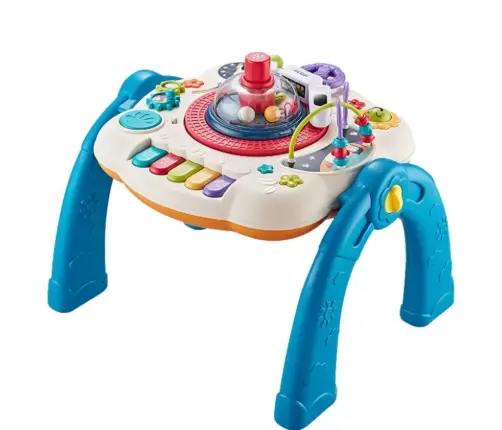 Educational Table Interactive Buildable Surface 2in1 Blue