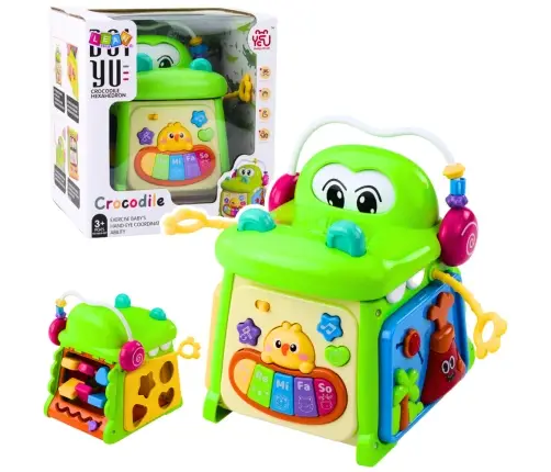 Interactive Educational Cube Sorter Piano Sensory Crocodile
