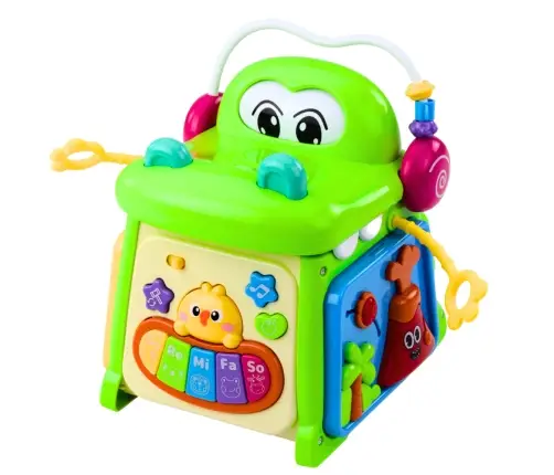 Interactive Educational Cube Sorter Piano Sensory Crocodile