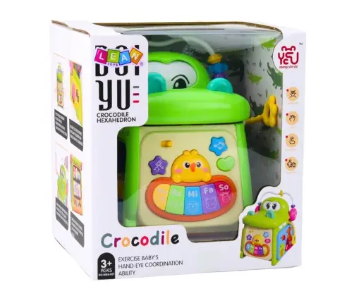 Interactive Educational Cube Sorter Piano Sensory Crocodile