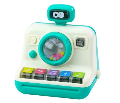Interactive Camera Piano Rattle Lights Sounds White Green