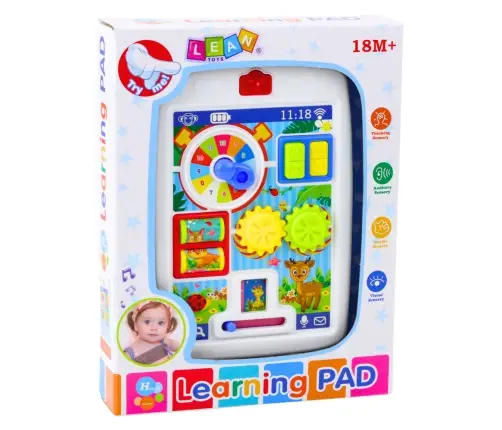 Interactive Educational Tablet For Toddlers Lights Sounds