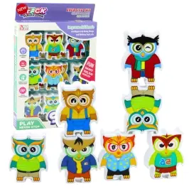 Educational Game Owls Arcade Logic Puzzle Domino 18 pcs.